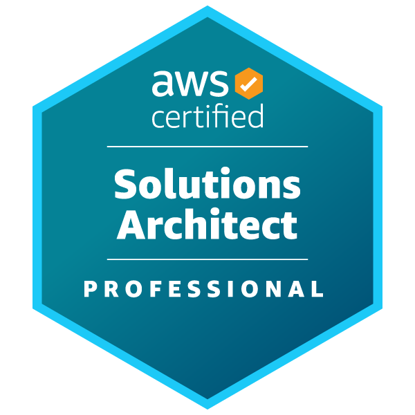 Badge AWS Certified Solutions Architect — Professional